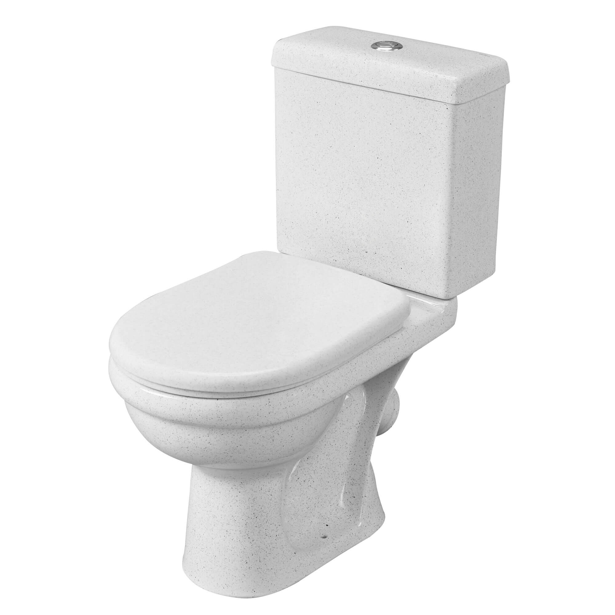 Унитаз-компакт Santeri Визит крап на белом (арматура и сиденье, косой выпуск) фото-2