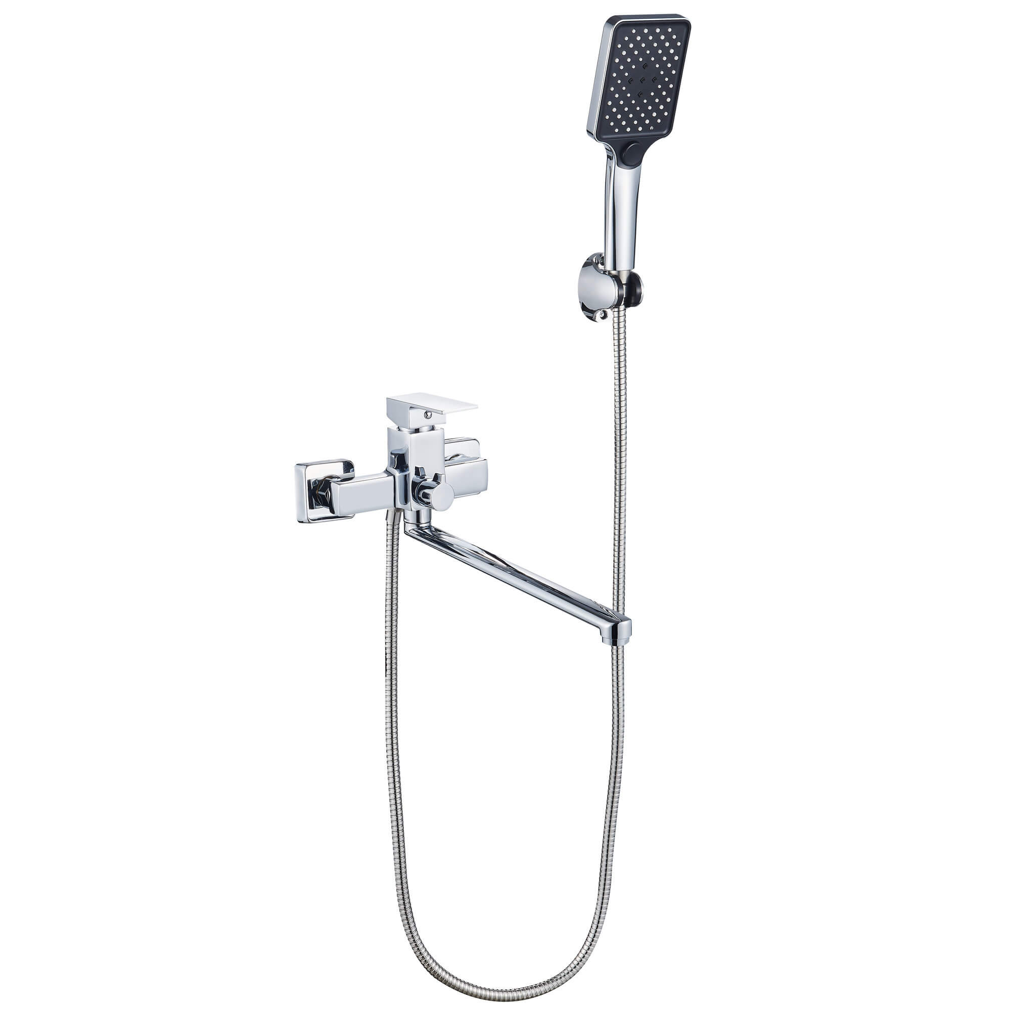 Смеситель для ванны Ligeya L9001 с душем одноручный с длинным изливом фото-4 Смеситель для ванны Ligeya L9001 с душем одноручный с длинным изливом фото-4