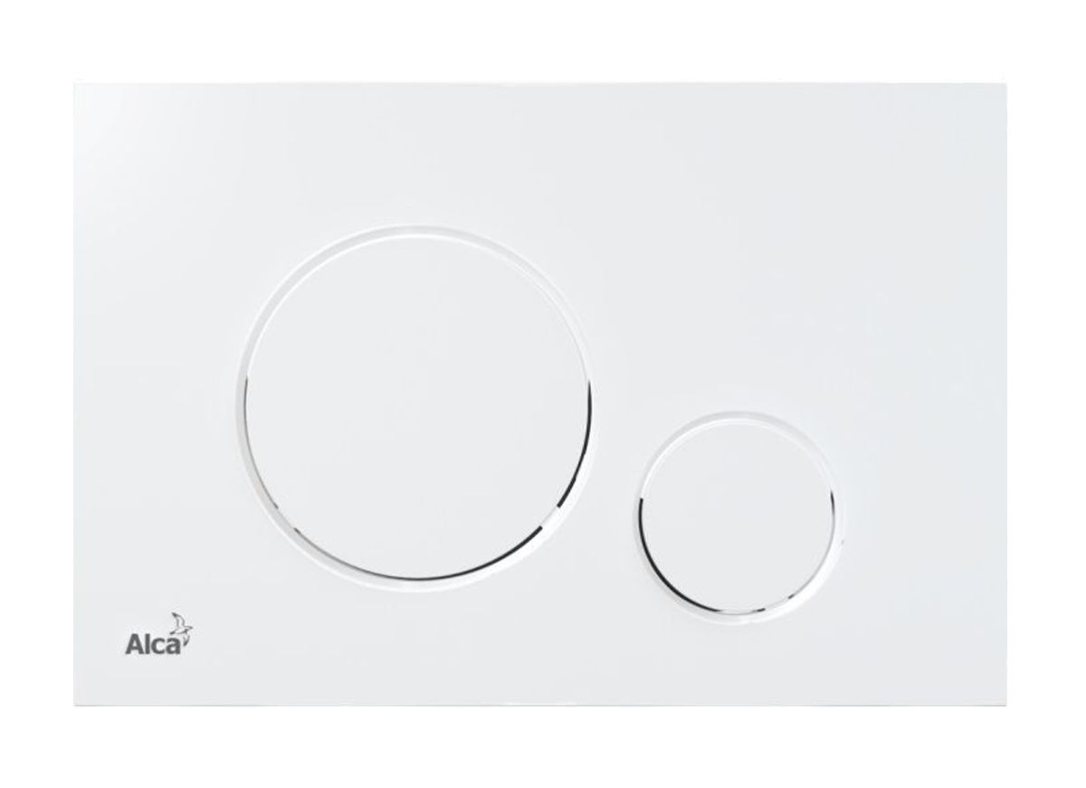 Кнопка смыва Alcaplast для инсталляции белая M670 - фото1