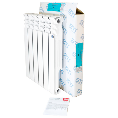 Алюминиевый радиатор STI Classic 500/80 6 сек. фото-3