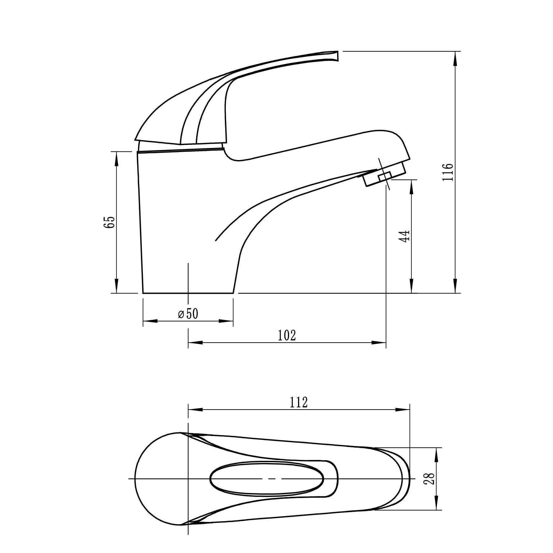 Смеситель для умывальника Ligeya  L1004 фото-3 Смеситель для умывальника Ligeya  L1004 фото-3