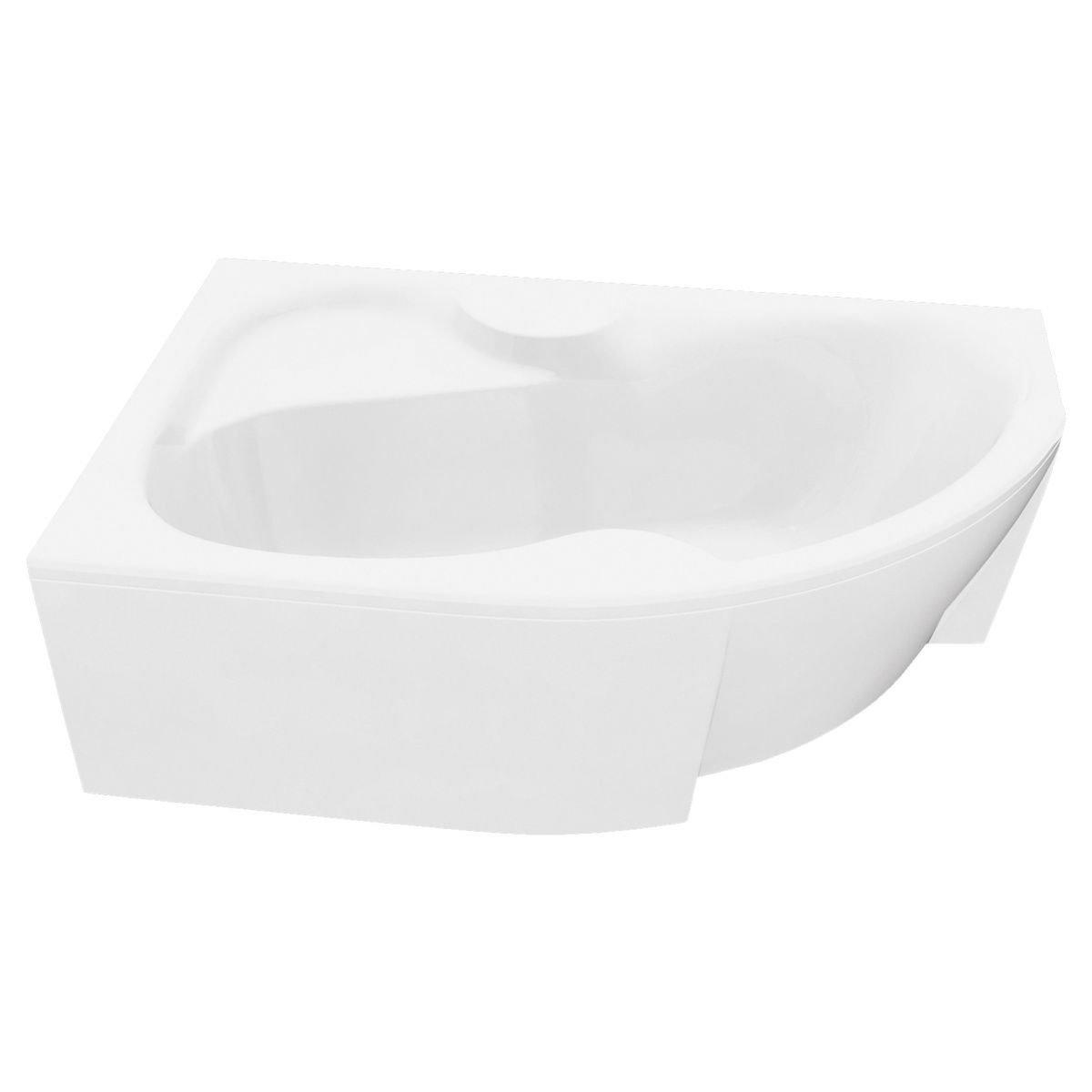 Ванна акриловая Bonito Home Arizona Standart левая 170х105 с ножками - фото2