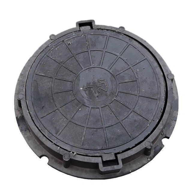 Люк полимерный, 250 кН - чёрный - фото1