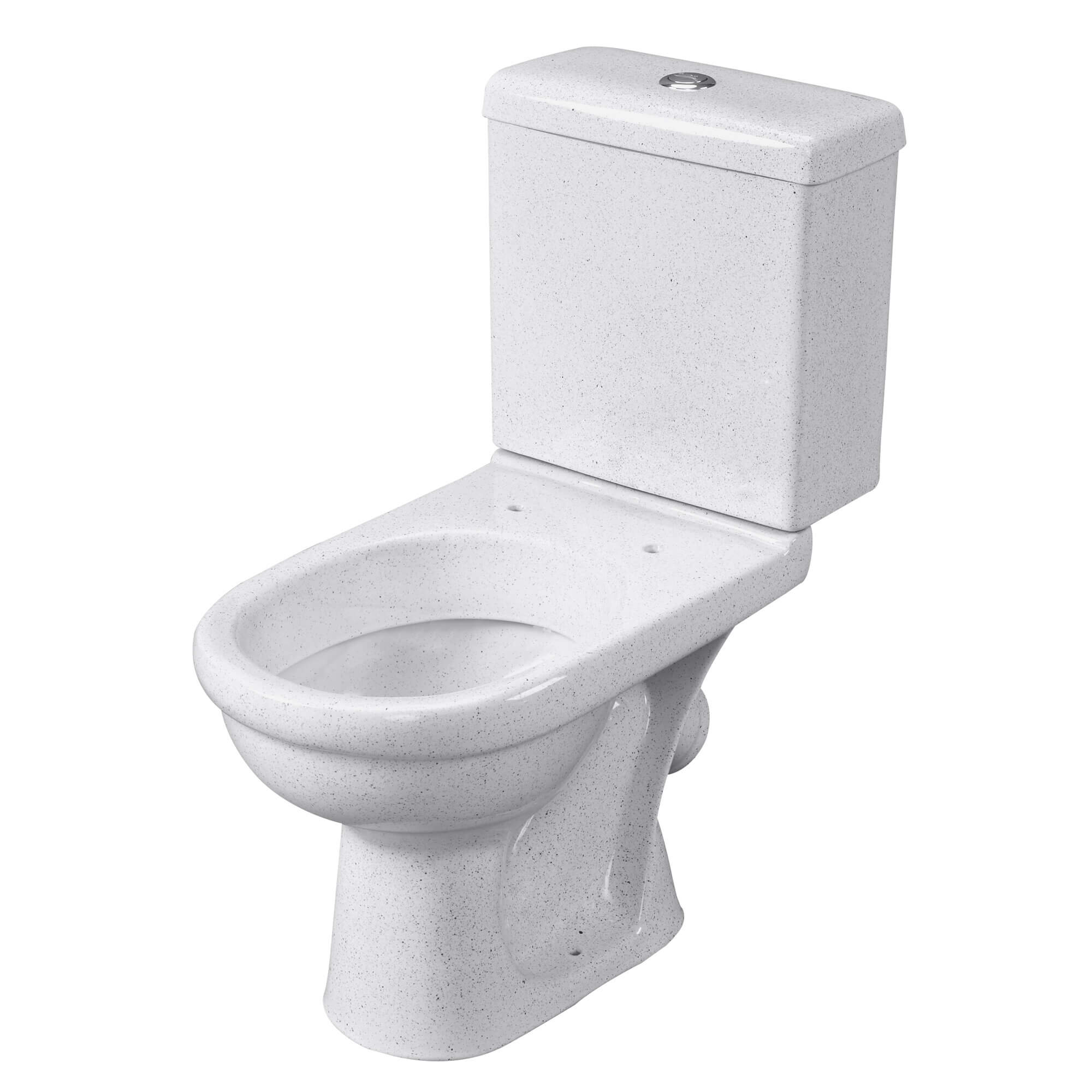 Унитаз-компакт Santeri Визит крап на белом (арматура и сиденье, косой выпуск) фото-3