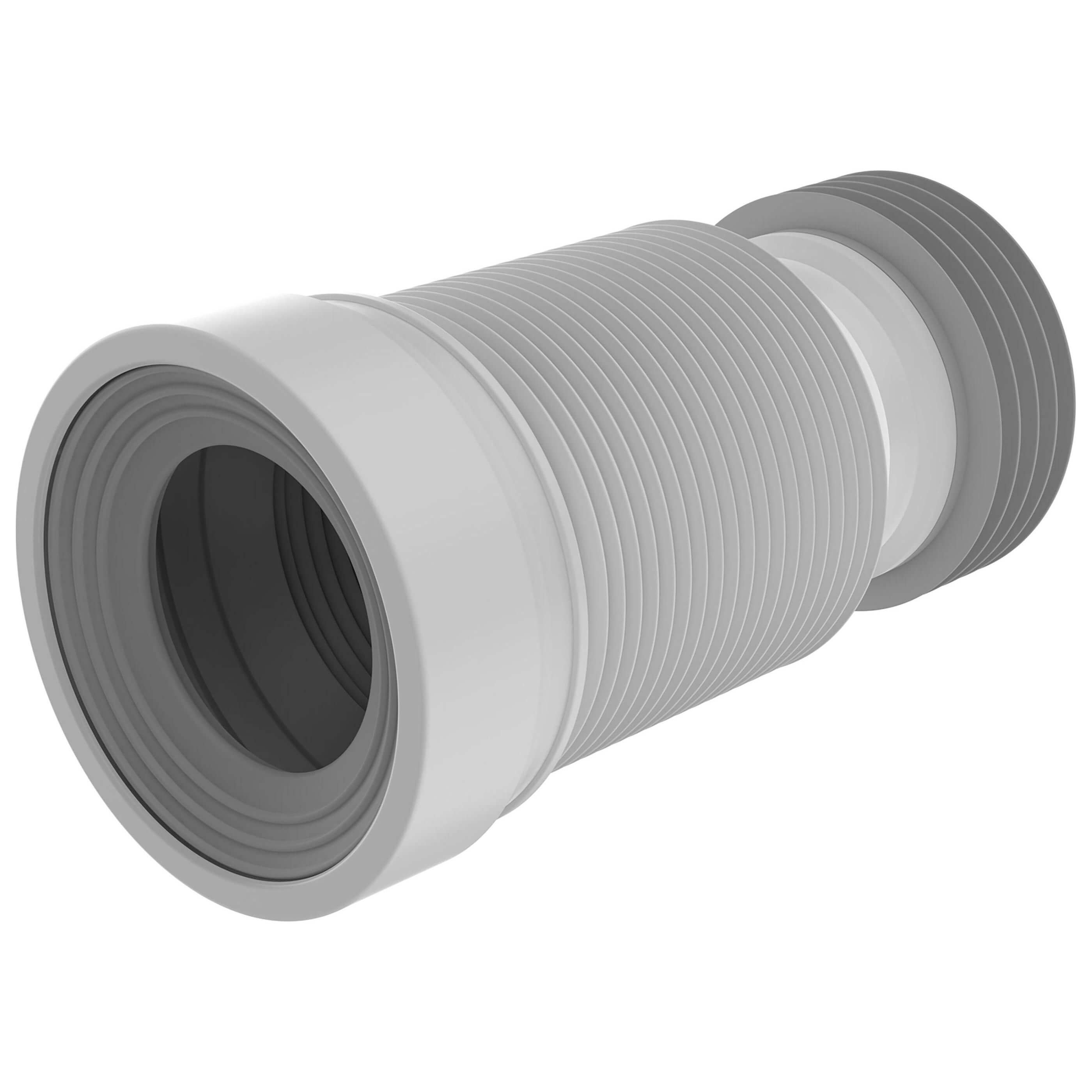 Т828 Удлинитель для унитаза (гофра) с гребенкой 250-500 мм - фото1