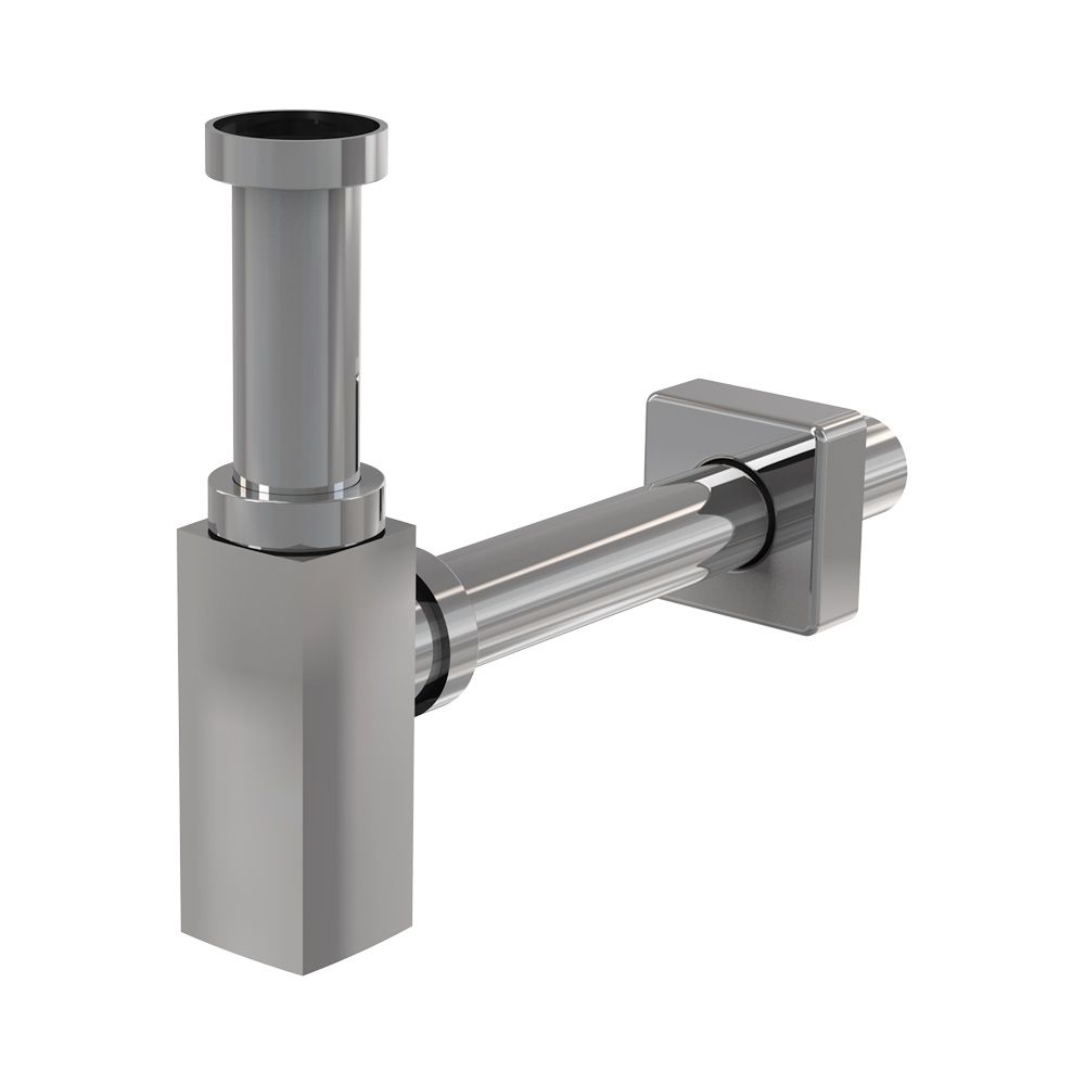 Сифон для умывальника Alcaplast DESIGN цельнометаллический, A401 - фото1