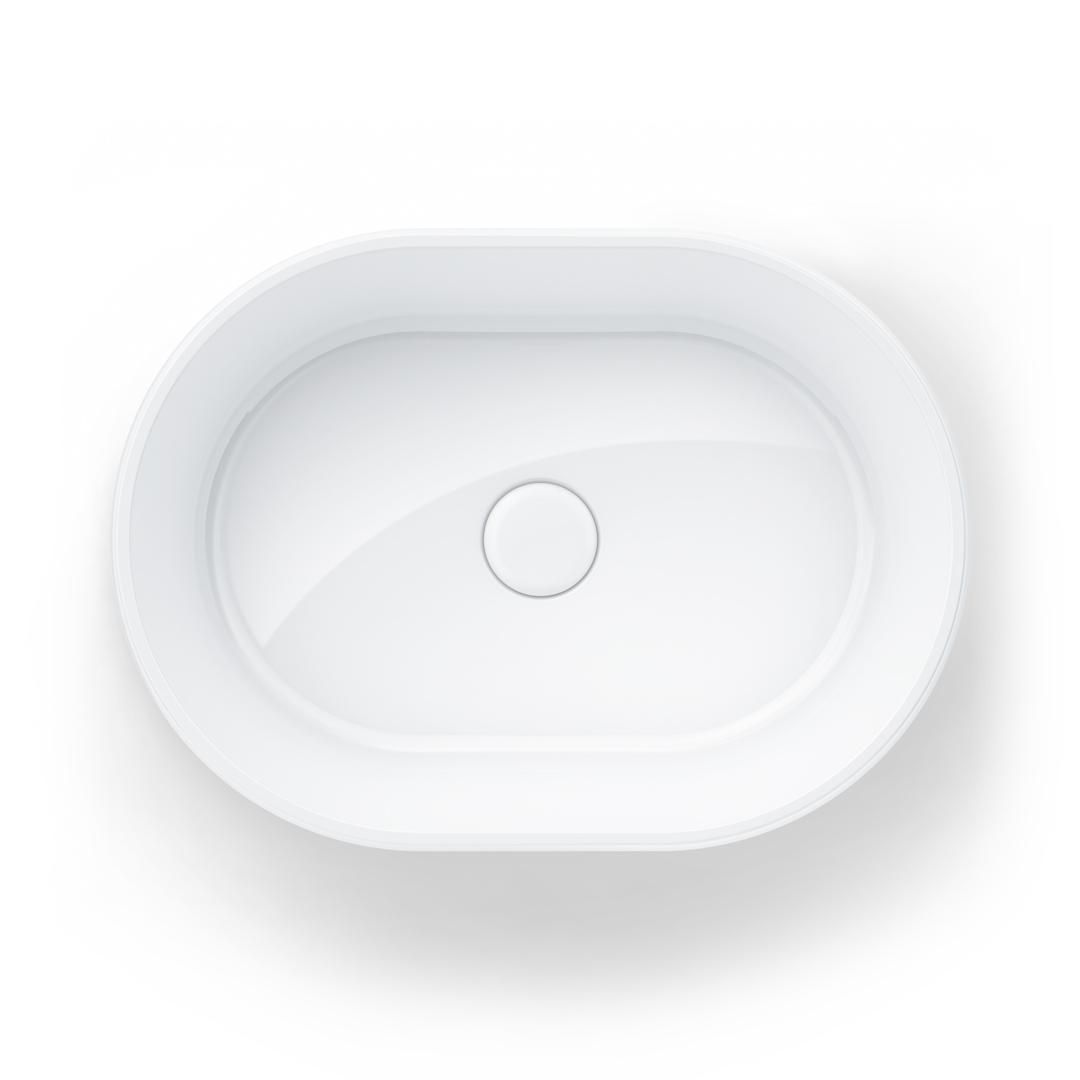 Умывальник Kerama Marazzi ARTBASIN Sabbia 50 белый глянец - фото2 Умывальник Kerama Marazzi ARTBASIN Sabbia 50 белый глянец - фото2