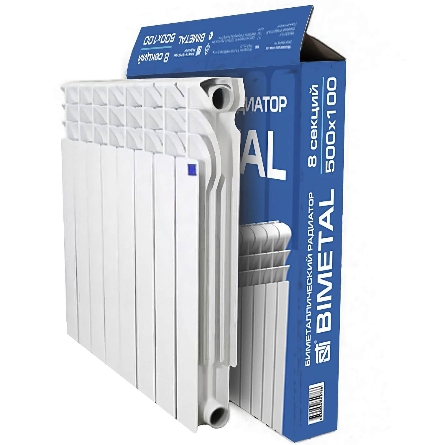 Биметаллический радиатор STI Bimetal 500/100 8 сек. - фото1 Биметаллический радиатор STI Bimetal 500/100 8 сек. - фото1